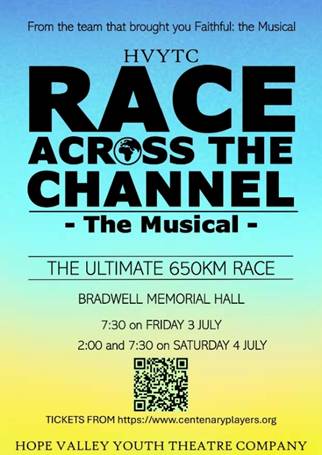 HVYTC Race Across The Channel The Musical Poster
