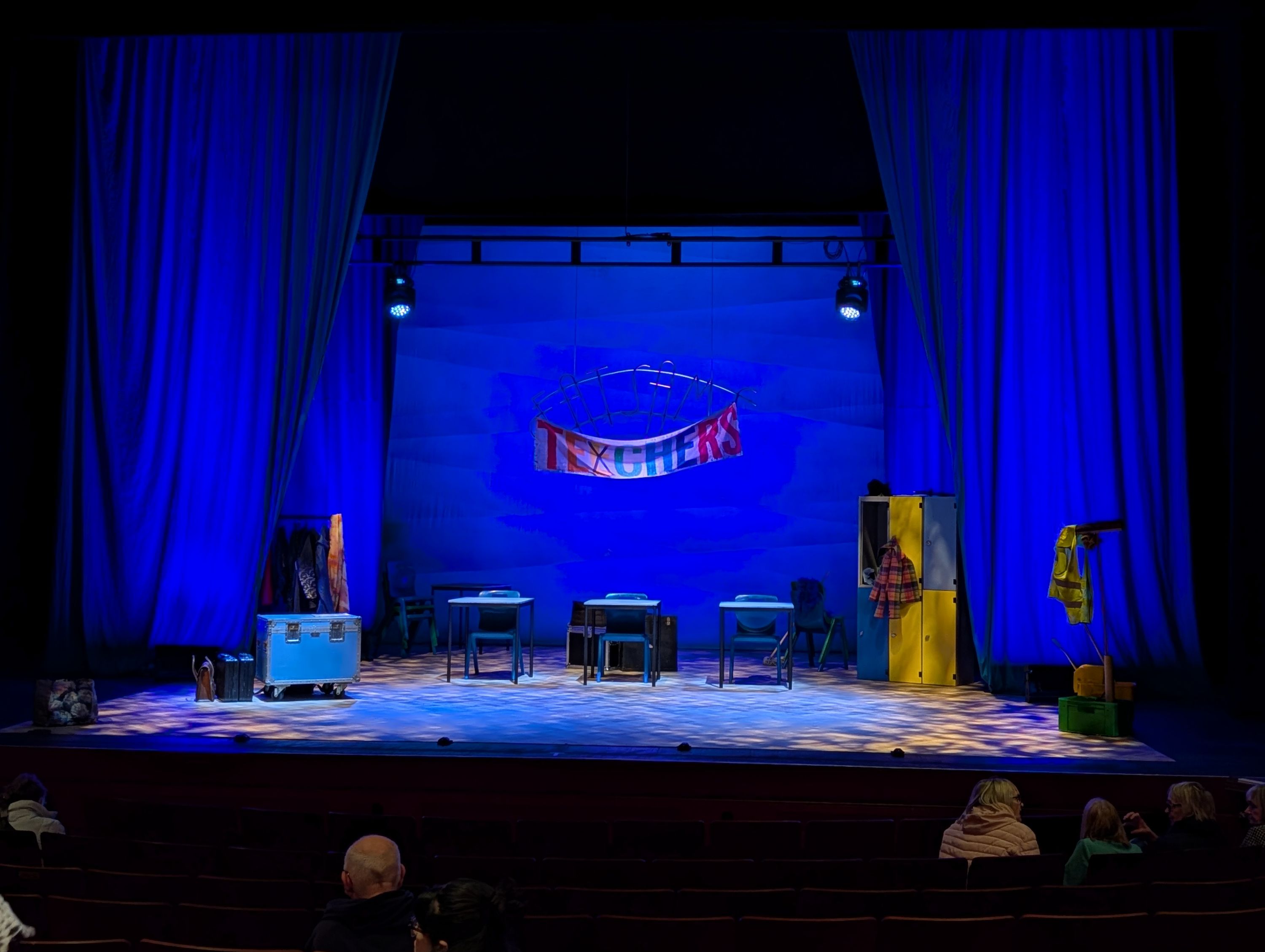 A set for a GCSE drama production